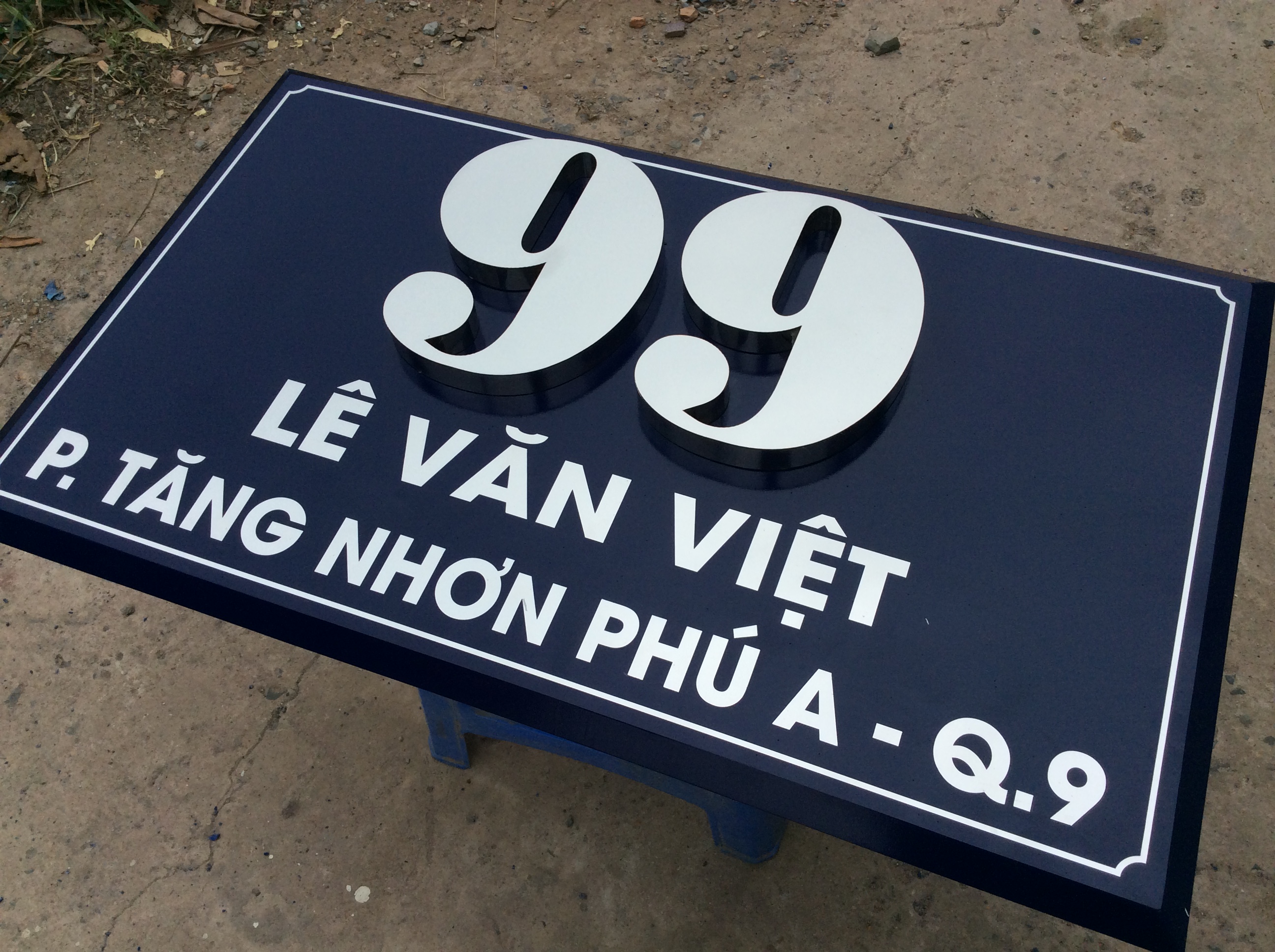 [SN-Alu-Mẫu 14] In bảng số nhà bền, đẹp