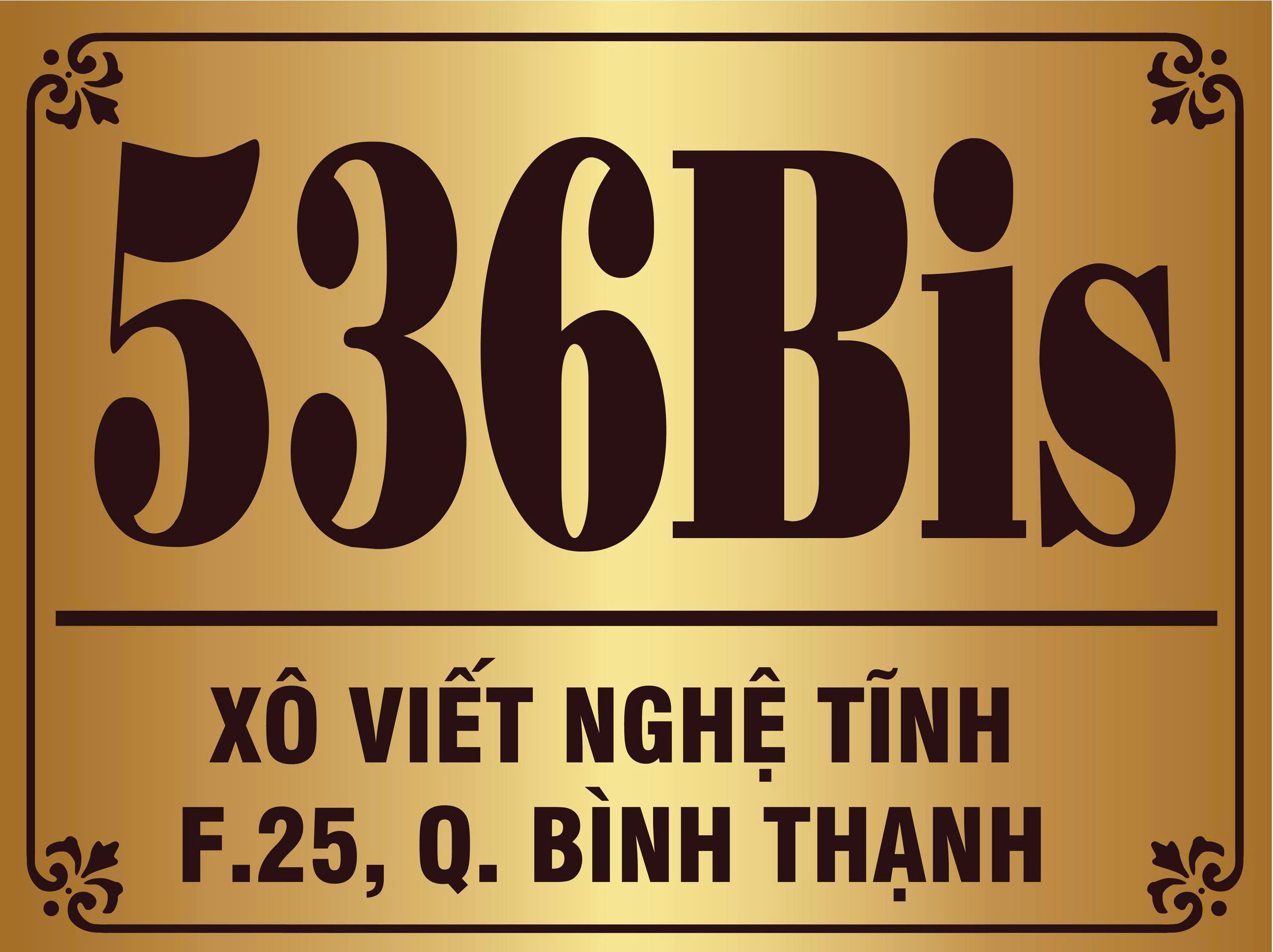 [SN-Mica-Mẫu 5] In bảng số nhà bền, đẹp