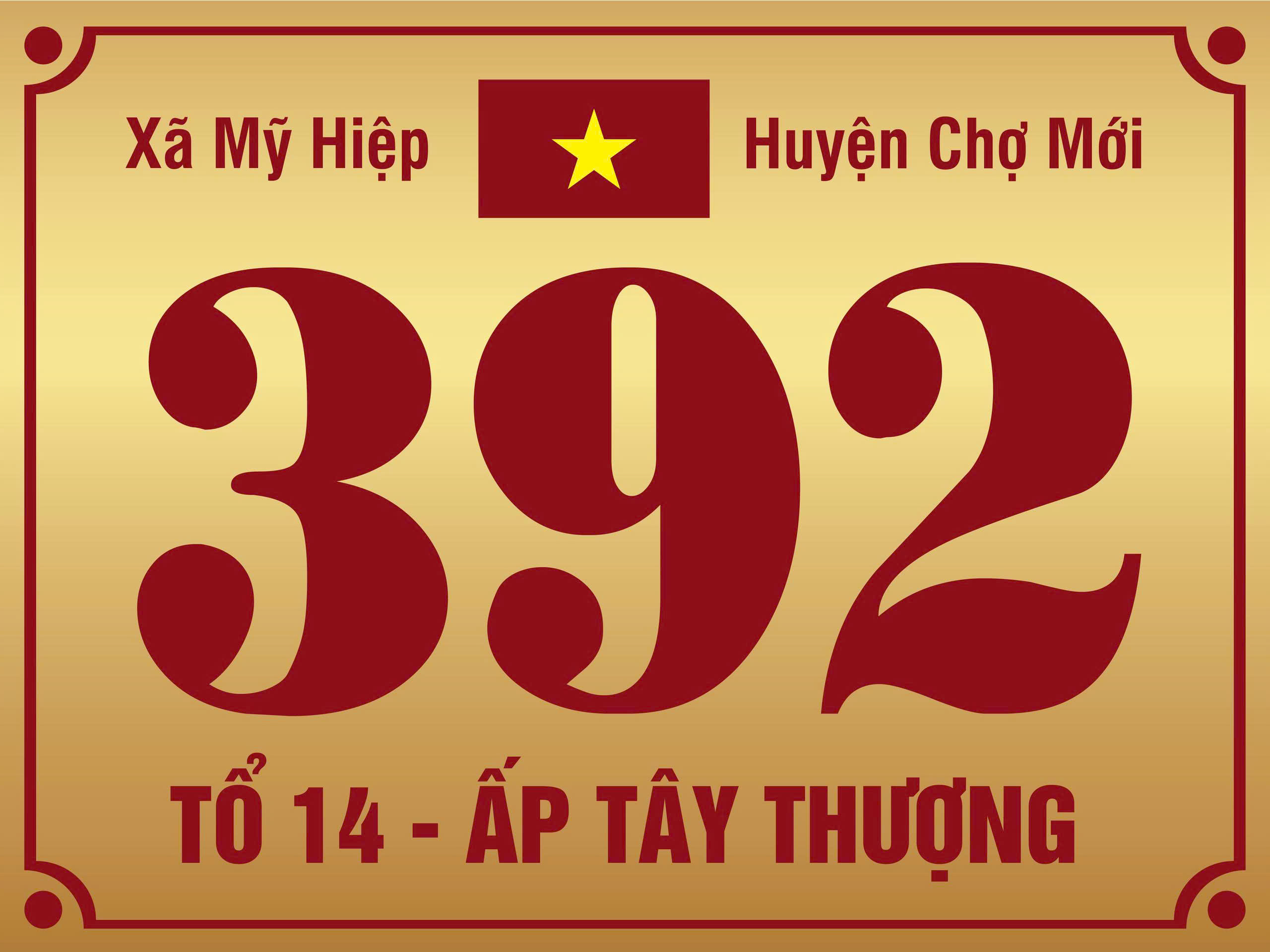 [SN-Mica-Mẫu 8] In bảng số nhà bền, đẹp