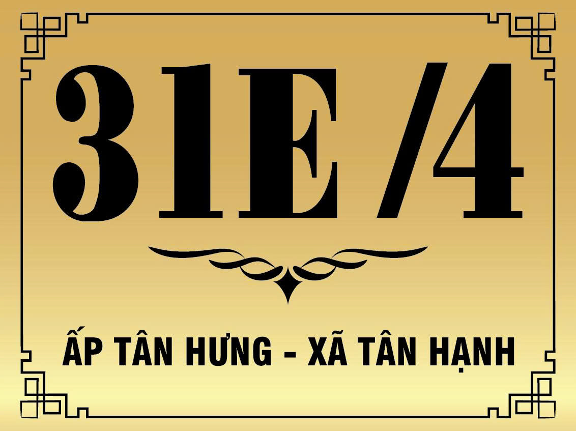 [SN-Mica-Mẫu 6] In bảng số nhà bền, đẹp